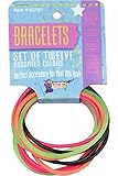 Forum Novelties 80s Bracelet Set 62151, Multicolor
