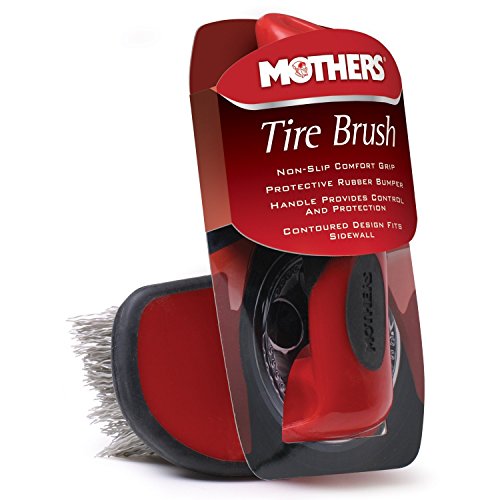 Book Cover Mothers Tire Brush for Car Detailing and Tire Shine