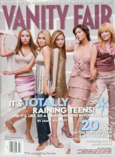 Vanity Fair Magazine (July, 2003) 20 Teen Stars including Lindsay Lohan, Hilary Duff, the Olsen Sisters, and More! (Single Issue Magazine)