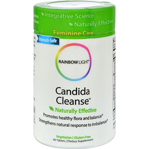 Book Cover Rainbow Light - Candida Cleanse - Probiotic Formula, Diet and Detox Aid; Supports Digestion, Intestinal Health, and Healthy Gut Flora; Gluten Free, Sugar Free, Dairy Free - 60 Tablets
