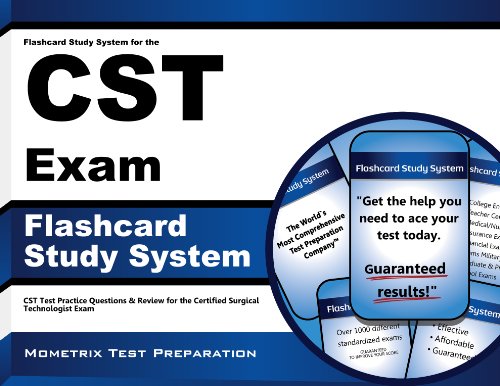 Flashcard Study System for the CST Exam: CST Test Practice Questions & Review for the Certified Surgical Technologist Exam