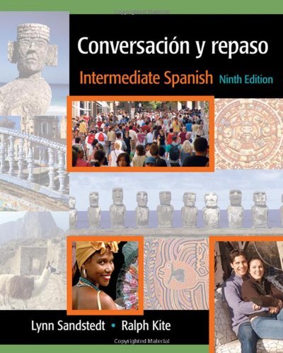 By Lynn A. Sandstedt - Conversacion y repaso: Intermediate Spanish (with Audio CD): 9th (nineth) Edition