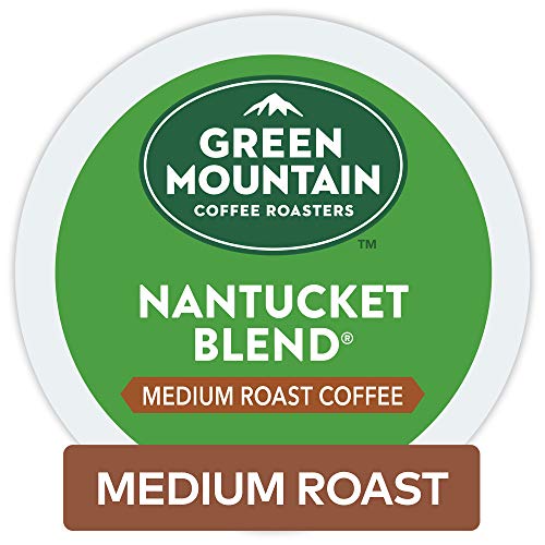Book Cover Green Mountain Coffee Nantucket Blend Fair Trade Keurig Single-Serve K-Cup Pods, Medium Roast Coffee, 24 Count