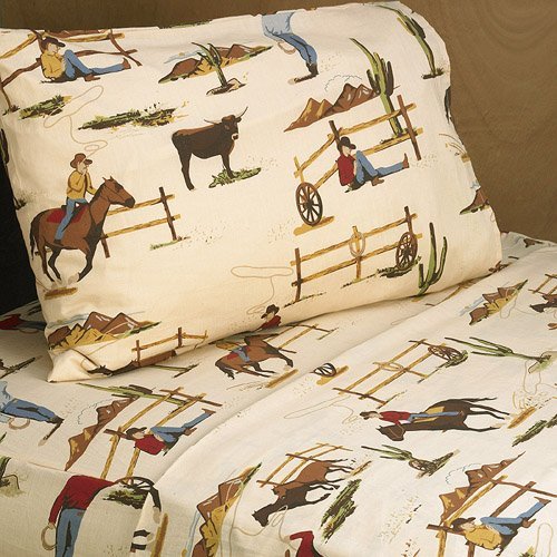 Book Cover Sweet Jojo Designs 3pc Twin Sheet Set for Wild West Cowboy Chldrens Bedding Collection