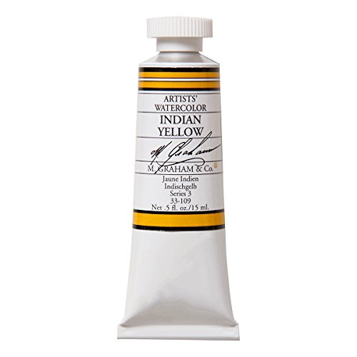 Book Cover M. Graham 1/2-Ounce Tube Watercolor Paint, Indian Yellow