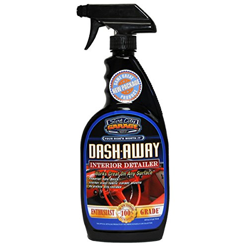 Book Cover Surf City Garage 103 Dash Away Detailer-All in One Interior Vinyl, Leather, Plastic and Carpet-Restore Original Look Without The Greasy Mess. Perfect Cleaner for Whitewall Tires, 24. Fluid_Ounces