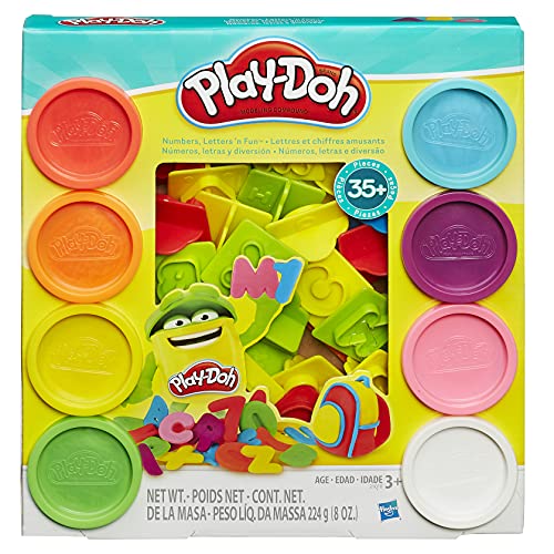 Book Cover Play-Doh Numbers Letters N Fun Art Toy