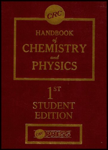 CRC Handbook of Chemistry and Physics 1st Student Edition
