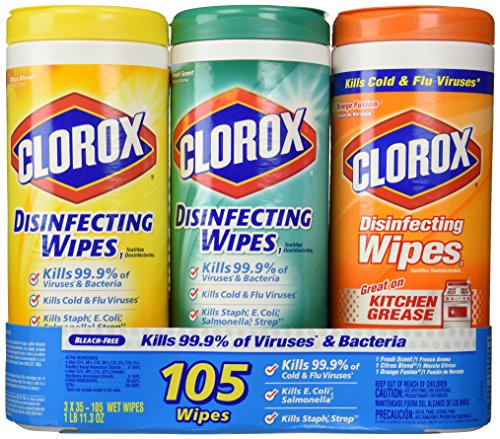 Book Cover Clorox Disinfecting Wipes Variety Pack, 105 Count