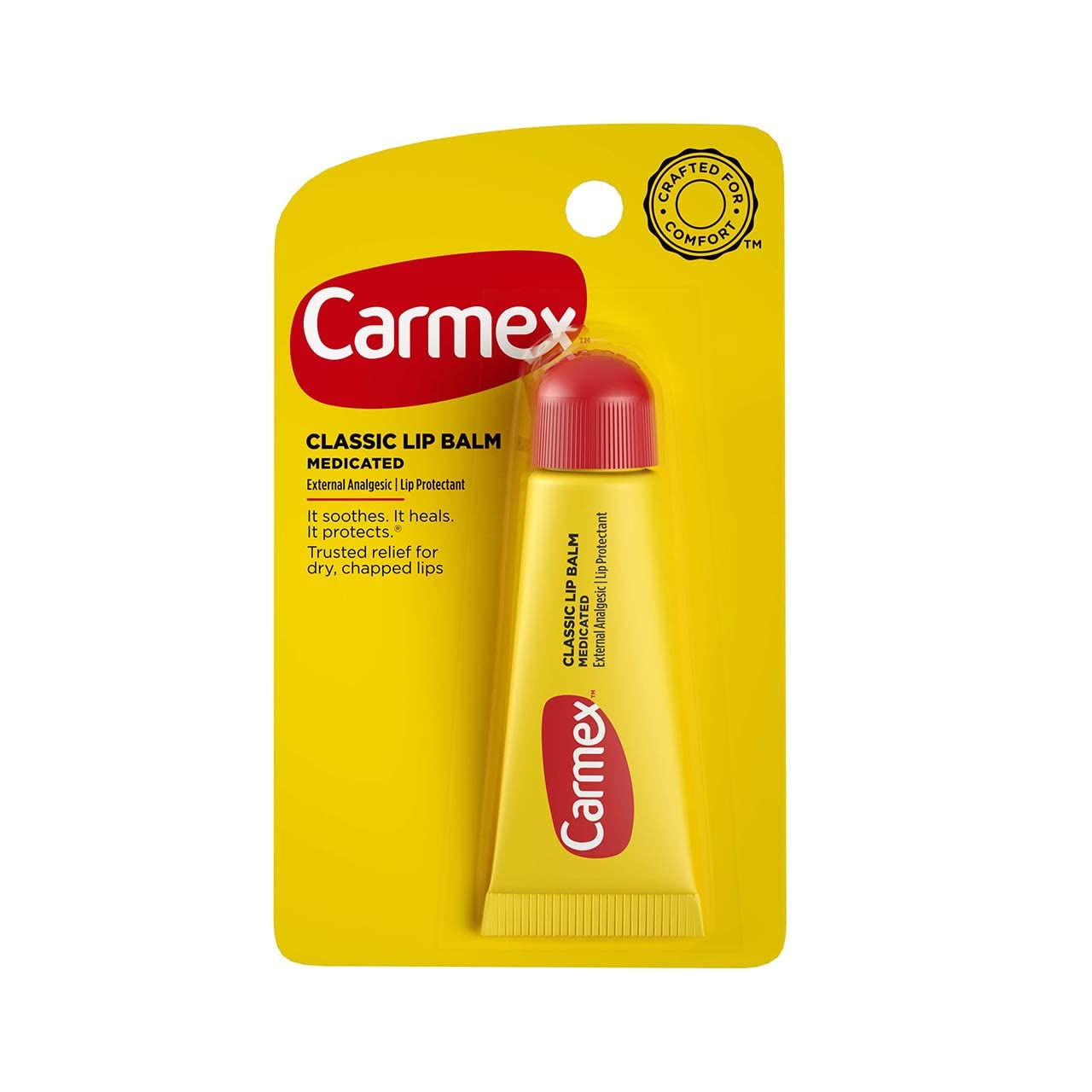 Book Cover Carmex Classic Lip Balm, 0.35 Ounce (Pack of 3)