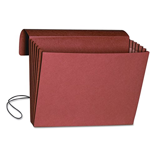 Book Cover Smead Expanding File Wallet with Flap and Cord Closure, 5-1/4