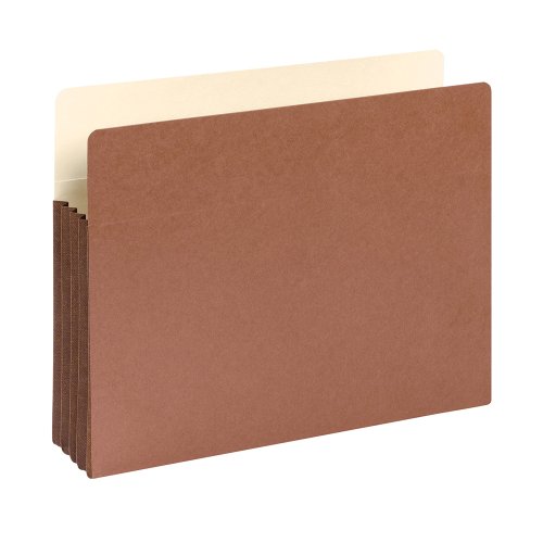 Book Cover Smead File Pocket, Straight-Cut Tab, 3-1/2