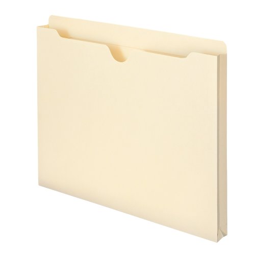 Book Cover Smead File Jacket, Reinforced Straight-Cut Tab, 1