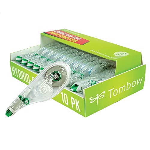 Book Cover Tombow Mono Hybrid Correction Tape, 10-Pack