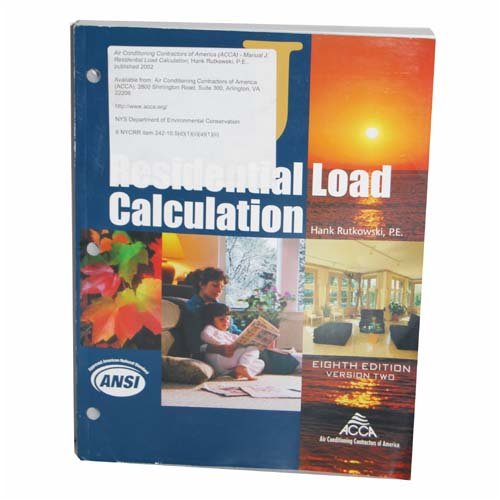 Manual J Residential Load Calculation (8th Edition) (Version 2)