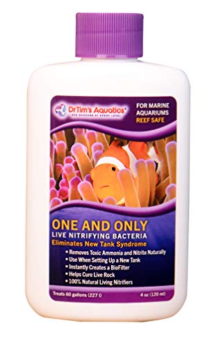 DrTim's Aquatics One & Only Live Nitrifying Bacteria for Cycling Aquaria, Reef & Nano 4 oz