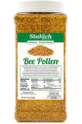 Book Cover Stakich Bee Pollen (5 Pound (Pack of 1))