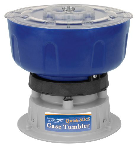 Frankford Arsenal Quick-N-EZ 110V Vibratory Case Tumbler for Cleaning and Polishing for Reloading