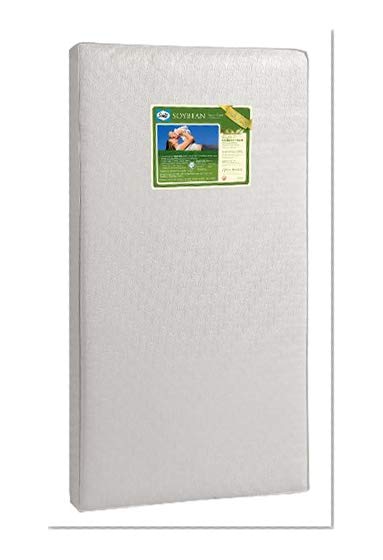 Book Cover Sealy Soybean Foam-Core Infant/Toddler Crib Mattress - Hypoallergenic Soy Foam, Extra Firm, Durable Waterproof Cover, Lightweight, Air Quality Certified Foam, Design Pattern May Vary, 51.7” x 27.3