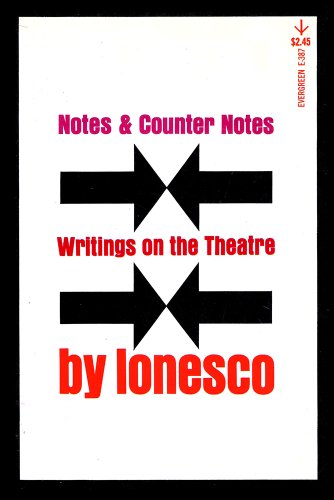 Notes and Counter Notes. Writings on Theatre