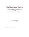 The New Book of Martyrs (Webster's Japanese Thesaurus Edition)
