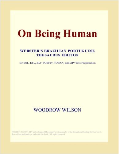 On Being Human (Webster's Brazilian Portuguese Thesaurus Edition)