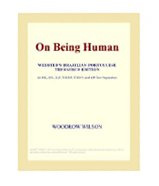 On Being Human (Webster's Brazilian Portuguese Thesaurus Edition)
