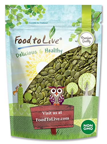 Raw Pepitas, 2 Pounds â€“ Non-GMO Verified, Pumpkin Seed Kernels, Unsalted, No Shell, Vegan, Kosher, Keto, Bulk. Wholesome Snack. High in Protein, Essential Fatty Acids. Great for Baking, as a Topping.