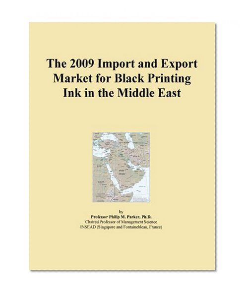 The 2009 Import and Export Market for Black Printing Ink in the Middle East