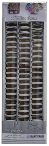 Zutter Owire 1-Inch, 6-Piece, White