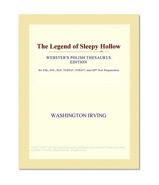 The Legend of Sleepy Hollow (Webster's Polish Thesaurus Edition)