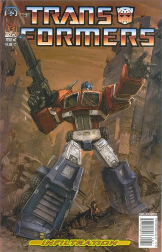 Transformers Infiltration #6 Comic - Optimus Prime Variant Cover C by Scherwinski (IDW Publishing, 2006)