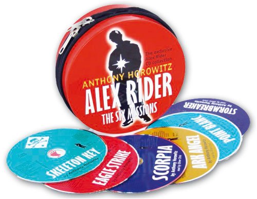 Alex Rider The Six Missions Collection, 6 Audiobooks, 37 CDs ( Skeleton Key, Eagle Strike, Scorpia, Ark Angel, Point Blanc, Stormbreaker) (Alex Rider)