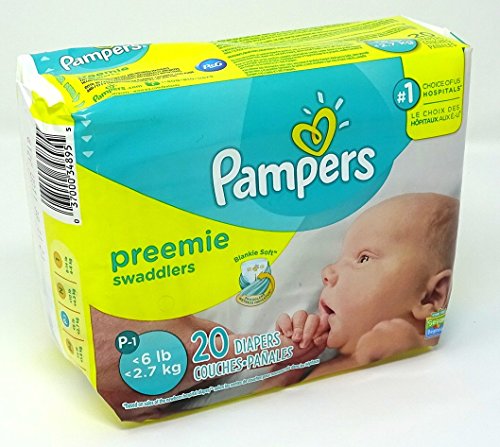 Book Cover Pampers Swaddlers Preemie Mini Pack 20 Count, Packaging May Vary