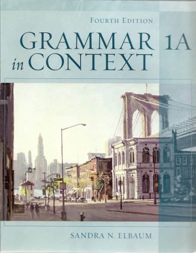 Grammar in Context 1A Split Student Book, Fourth Edition (Split Student Book 1 A)