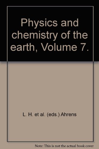 Physics and Chemistry of the Earth - Volume 7