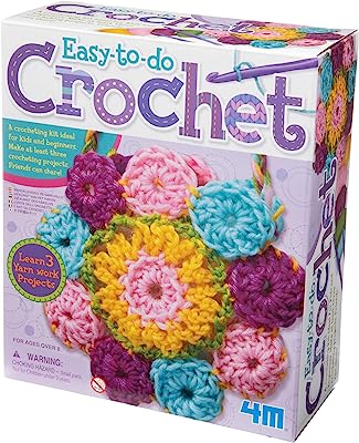 Book Cover 4M 3625 Easy-To-Do Crochet Kit, Various