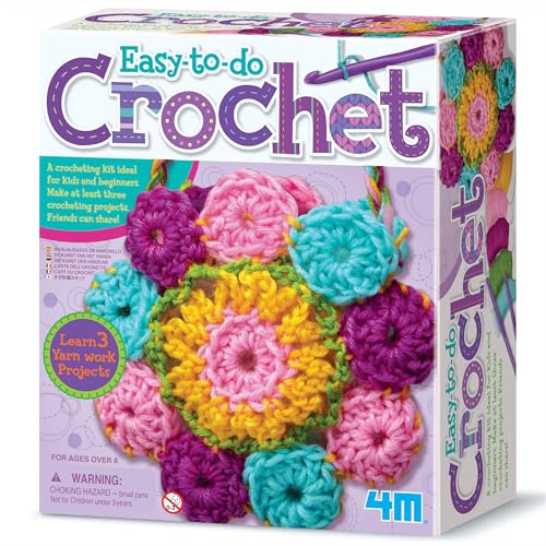 4M 3625 Easy-To-Do Crochet Kit, Various