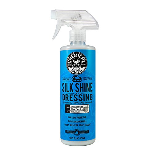 Book Cover Chemical Guys TVD_109_16 - Silk Shine Spray-able Dry-To-The-Touch Dressing For Tires, Trim, Vinyl, Plastic and More (16 Ounce)