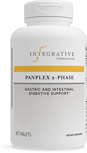 Integrative Therapeutics Panplex 2-Phase - Stomach and Intestinal Tract Support Supplement with Digestive Enzymes with Pepsin and Betaine HCL* - 180 Tablets