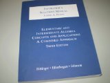 Elementary and Intermediate Algebra Concepts and Applications A Combined Approach - Instructor's Solution Manual