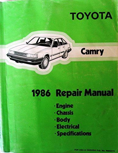 Toyota Camry 1986 Repair Manual