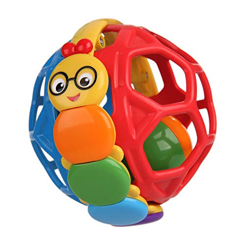 Book Cover Baby Einstein Bendy Ball Rattle Toy, Ages 3 months +