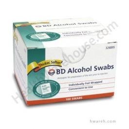 BD Alcohol Prep Swabs - 100 Swabs