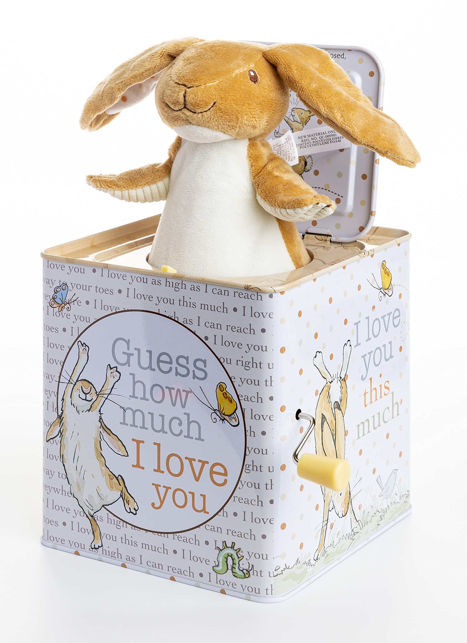Book Cover KIDS PREFERRED Guess How Much I Love You - Nutbrown Hare Jack-in-The-Box - Musical Toy for Babies