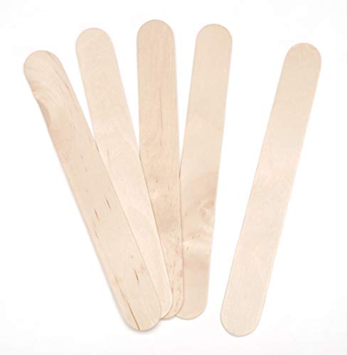 Book Cover Darice Wood Craft Sticks Natural Jumbo. 80 Pieces, 5.75 Inch), Tan