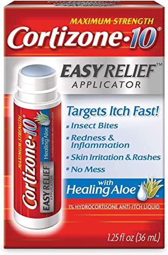 Book Cover Cortizone 10 Hydrocortisone Anti-Itch Liquid Easy Relief Applicator-1.25, oz.