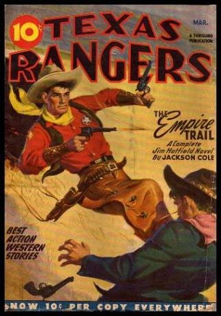 TEXAS RANGERS - Volume 22, number 2 - March 1946: The Empire Trail; Doc Swaps Fiddle Talk; Things Happen in Threes; The Frontier Post