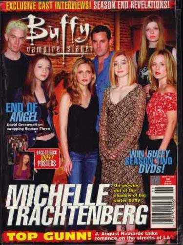 Book Cover Buffy The Vampire Slayer Magazine June 2002 Michelle Trachtenberg Feature