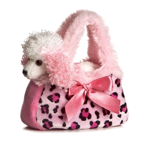 Book Cover Aurora Fancy Pal Pretty Poodle Pink Pet Purse